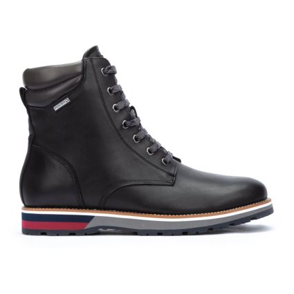 Men's Pikolinos PIRINEOS Ankle Boots Black | NZ N8A79Q2